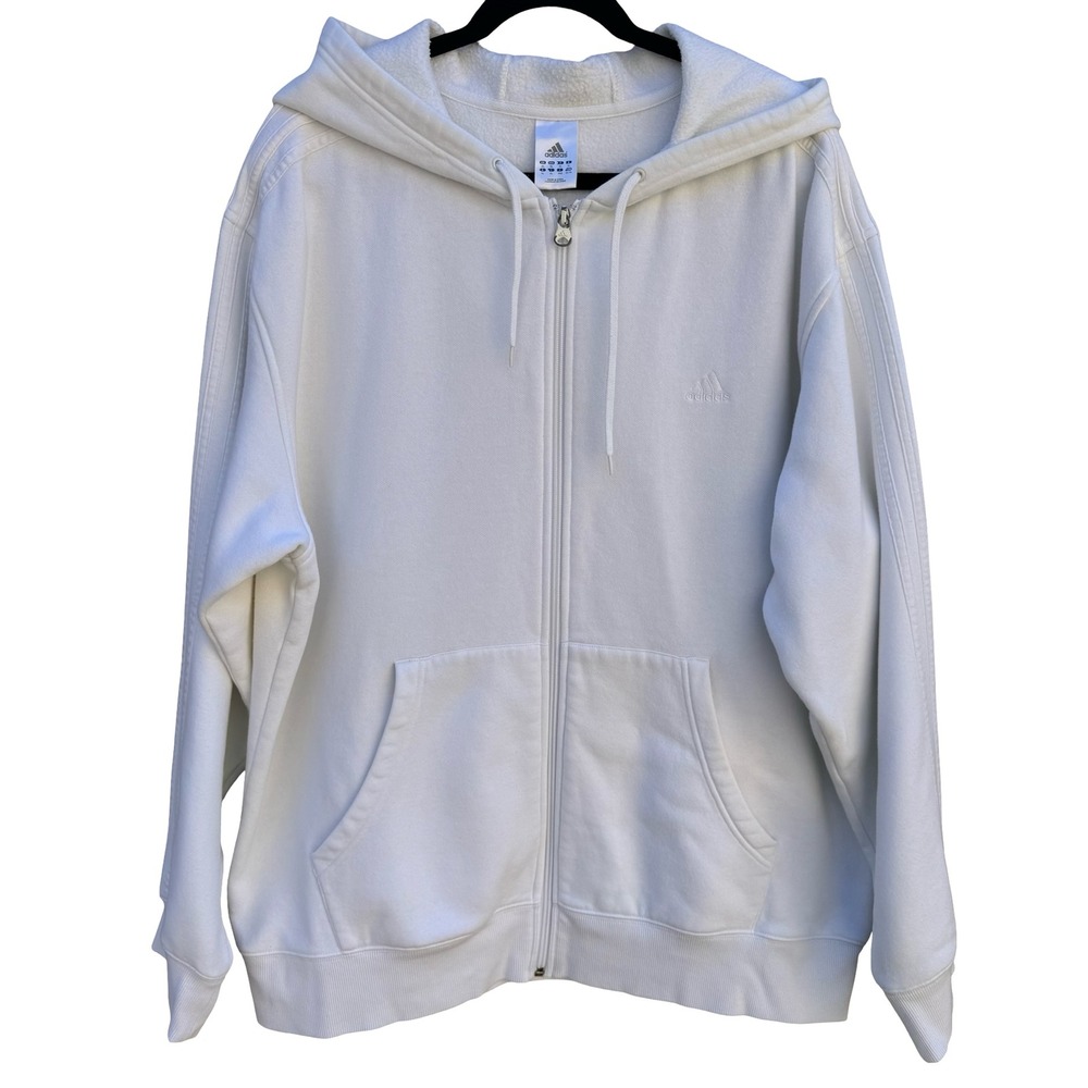 Adidas Y2K Hoodie‎ Fleece Streetwear 3-Stripe Athleisure Sportwear Gorpcore XL
